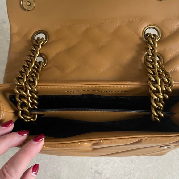 Kurt Geiger Kensington Shoulder/Crossbody Handbag in Camel - Picture 11 of 12